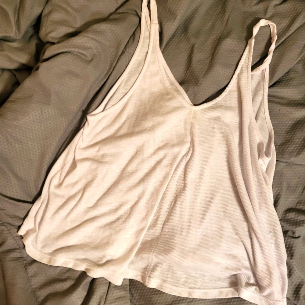 Free people white tank top